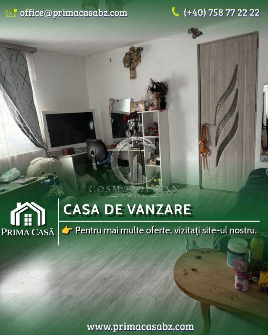 Casă 4 camere de vânzare | Buzau, Posta