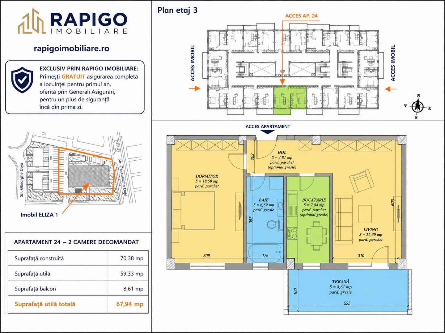 Apartament 2 camere de vânzare | Timisoara, Mehala