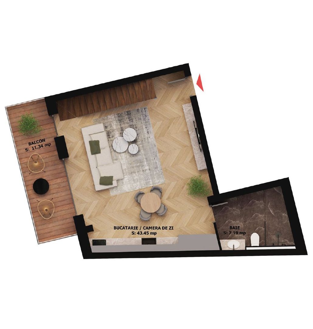 Apartament 2 camere de vânzare | Oradea, Central