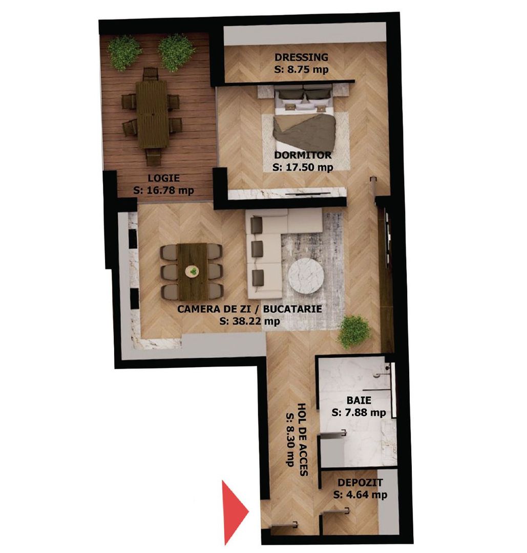 Apartament 2 camere de vânzare | Oradea, Central
