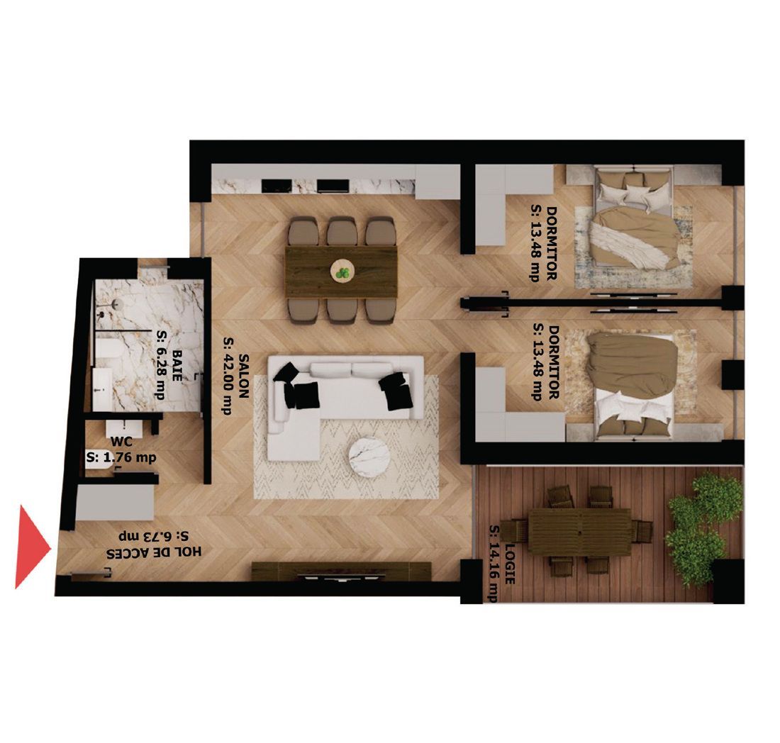 Apartament 3 camere de vânzare | Oradea, Central