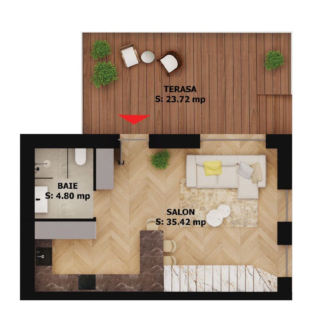 Apartament 2 camere de vânzare | Oradea, Central
