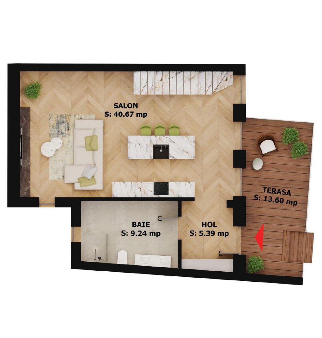 Apartament 2 camere de vânzare | Oradea, Central