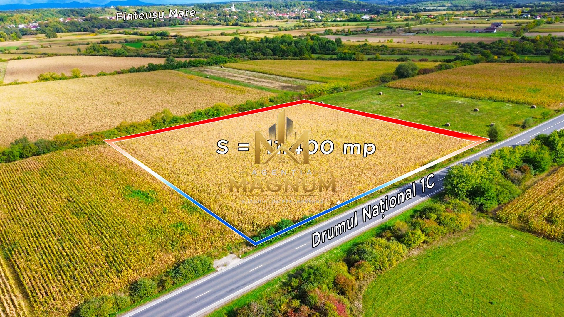 Teren intravilan de vânzare | Finteusu Mare, Strada Principala
