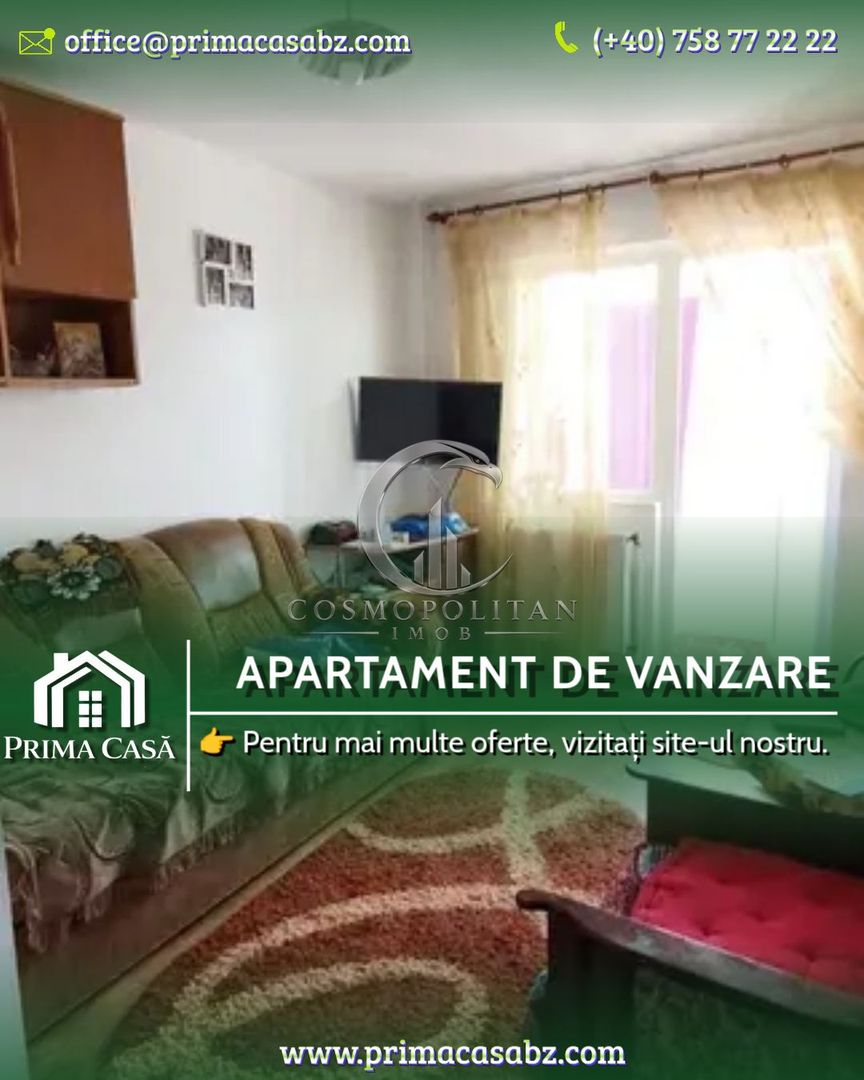 Apartament 2 camere de vânzare | Buzau, Micro 14