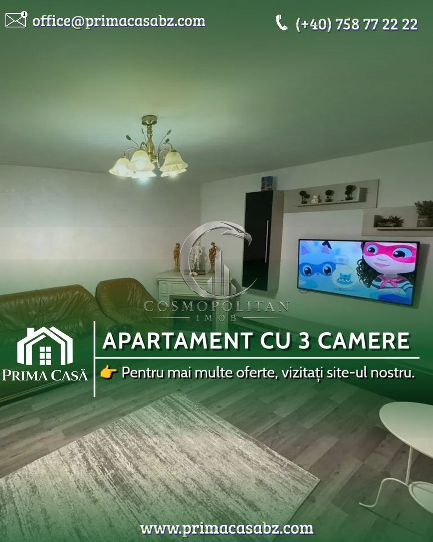 Apartament 4 camere de vânzare | Buzau, Dorobanti 1