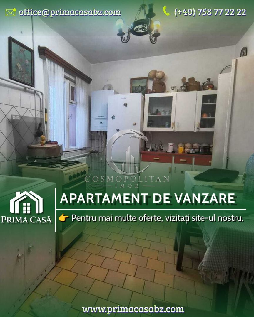 Apartament 3 camere de vânzare | Buzau, Unirii Sud