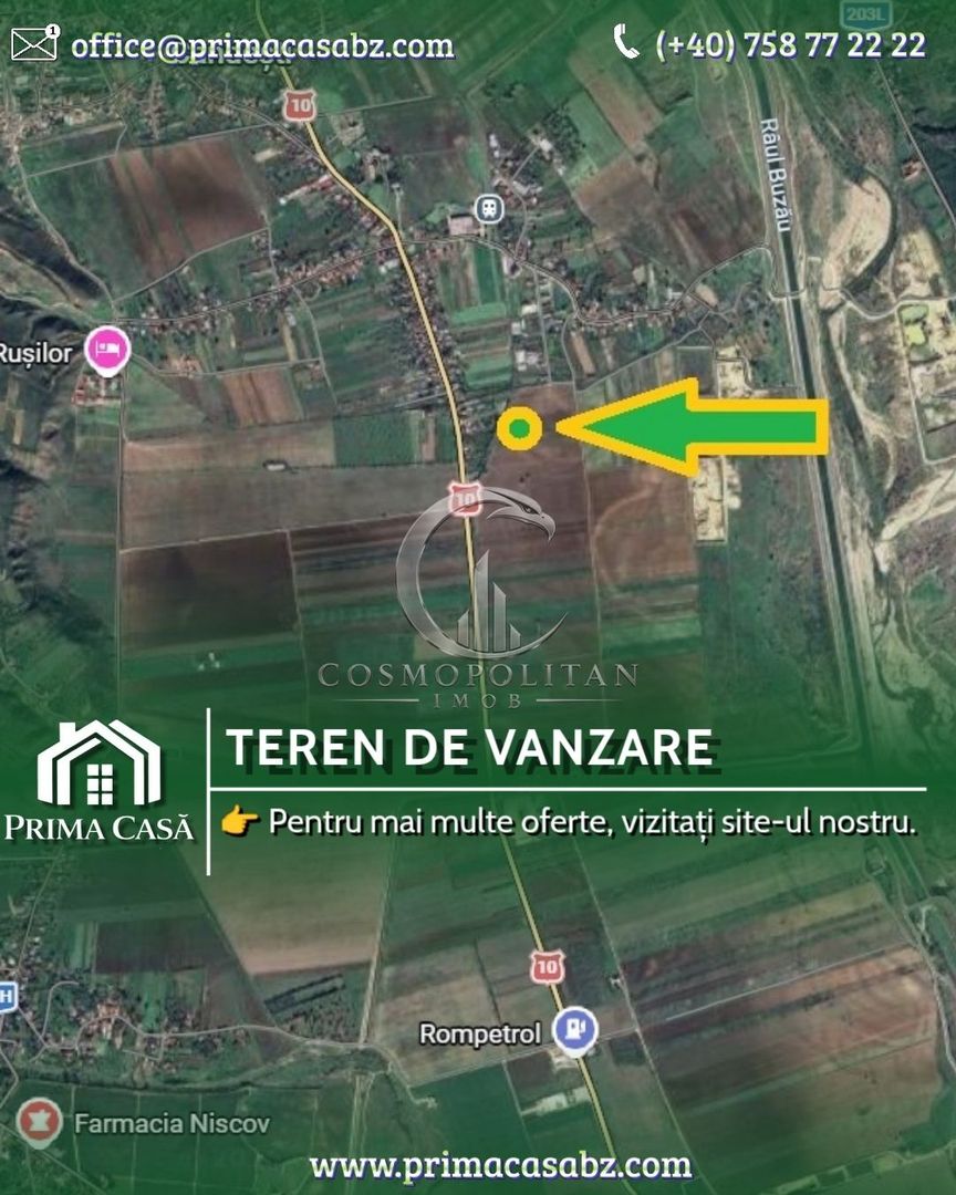 Teren extravilan de vânzare | Candesti