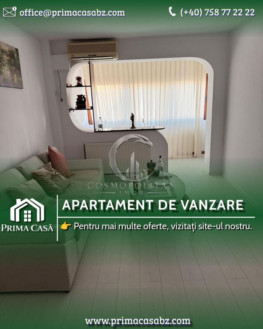 Apartament 2 camere de vânzare | Buzau, Unirii Sud