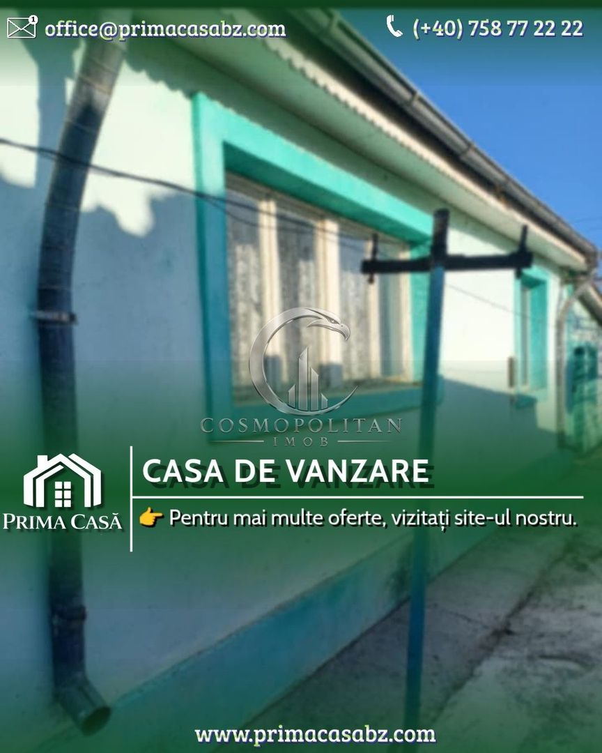 Casă 3 camere de vânzare | Buzau, Dorobanti