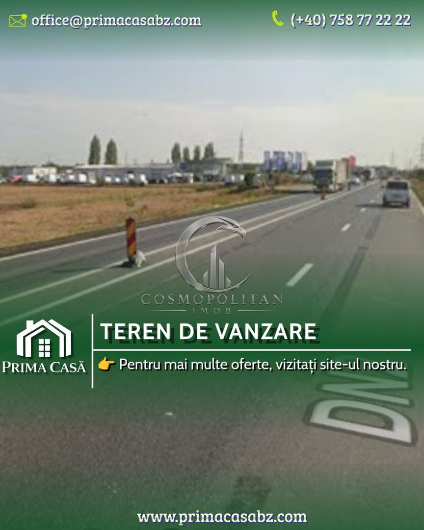 Teren intravilan de vânzare | Buzau, Exterior Sud